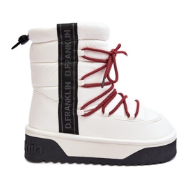 Women's Snow Boots With a Thick Sole Vegan D.Franklin DFSH371007 White