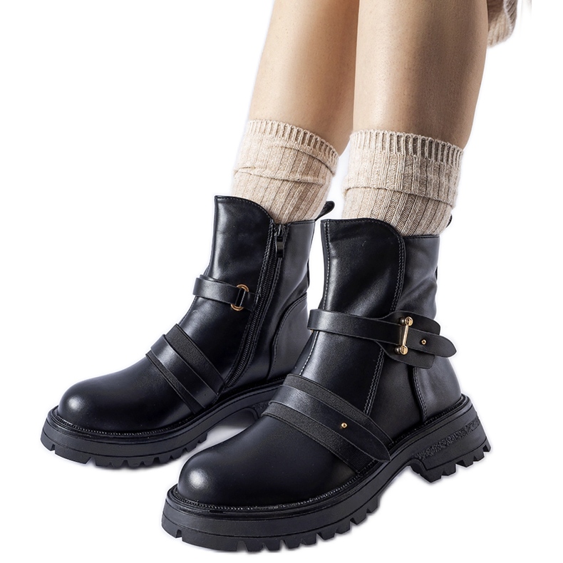 Black insulated Laderoute boots Black insulated Laderoute boots