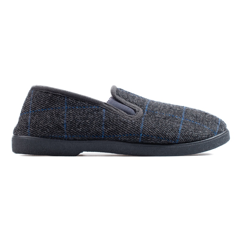 Comfortable men's slippers by Shelovet grey