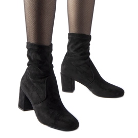 Black Lexington slip-on ankle boots