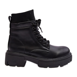 Women's Boots With Sock Black Rivella