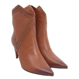 Girme Camel high heel boots brown Girme Camel high heel boots brown