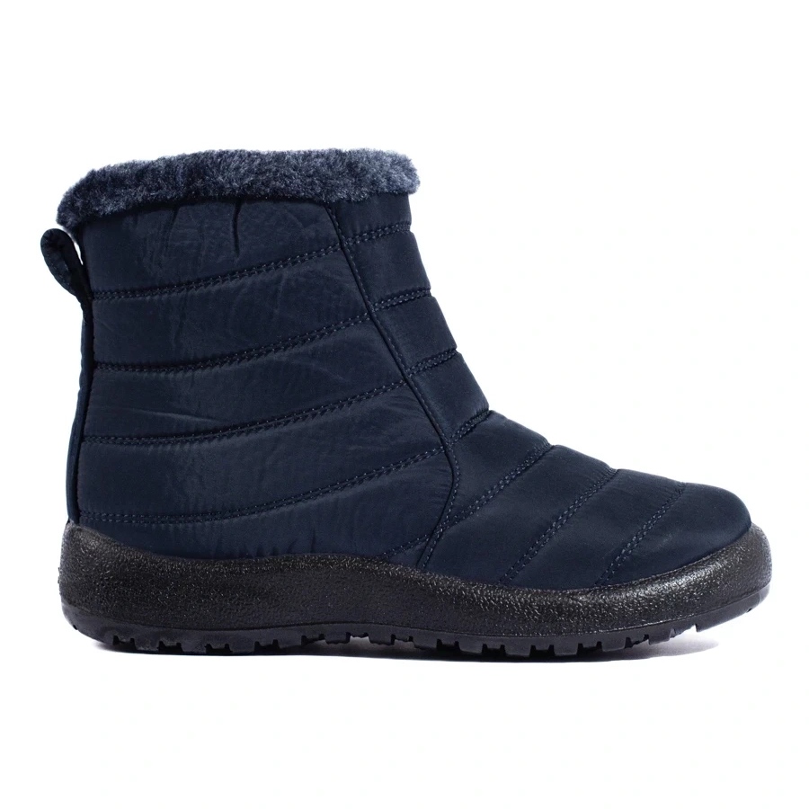 Navy blue online womens winter boots