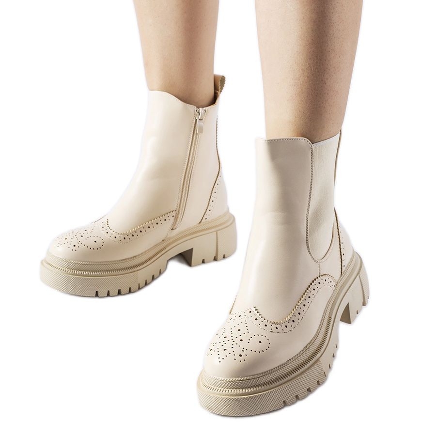Womens beige shop ankle boots uk