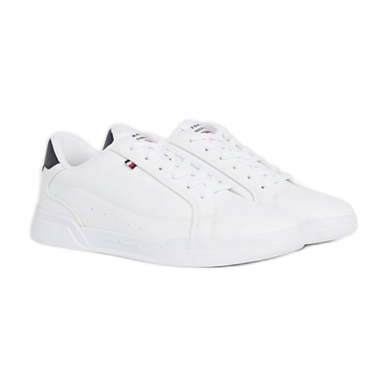 Tommy Hilfiger Lo Cup Lth M shoes FM0FM04827YBS white Tommy Hilfiger Lo Cup Lth M shoes FM0FM04827YBS white