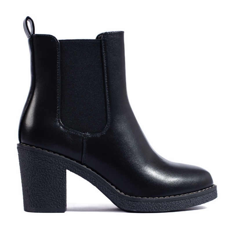 Classic black Shelovet ankle boots Classic black Shelovet ankle boots