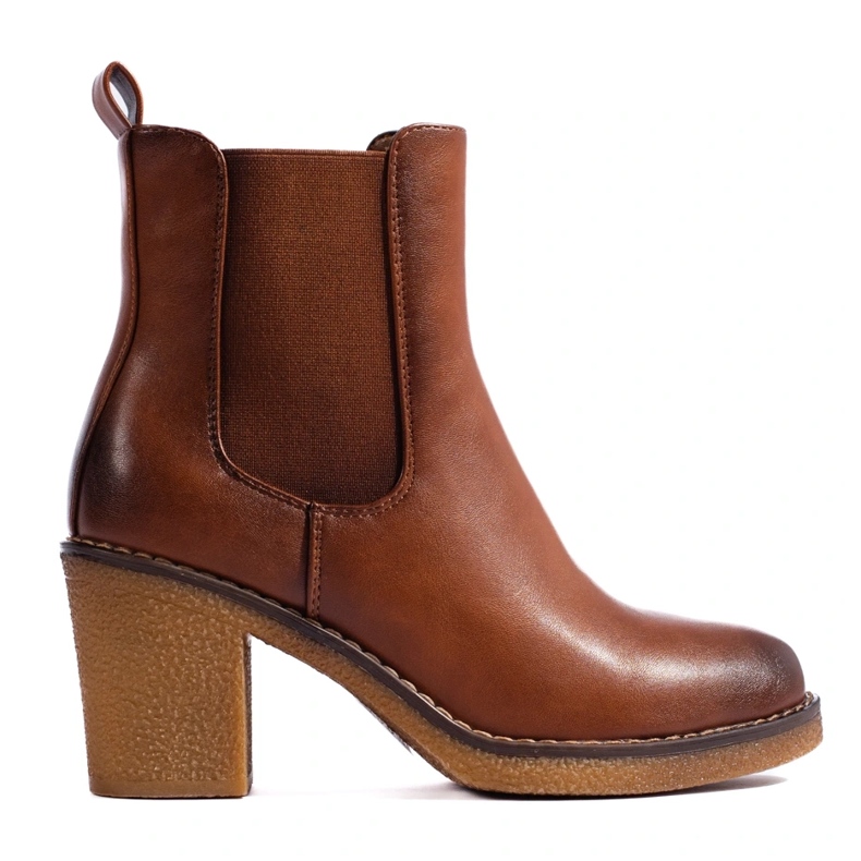 Classic brown Shelovet ankle boots Classic brown Shelovet ankle boots