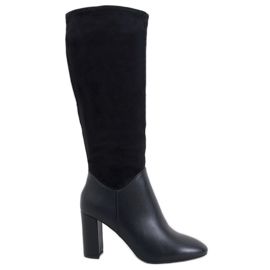 Classic Neita Black high-heeled boots