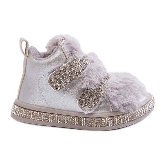 Children's Silver Leela Insulated Snow Boots Children's Silver Leela Insulated Snow Boots