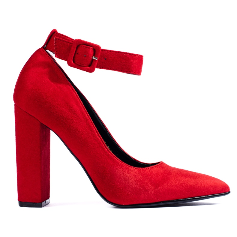 Red Shelovet high heel pumps Red Shelovet high heel pumps