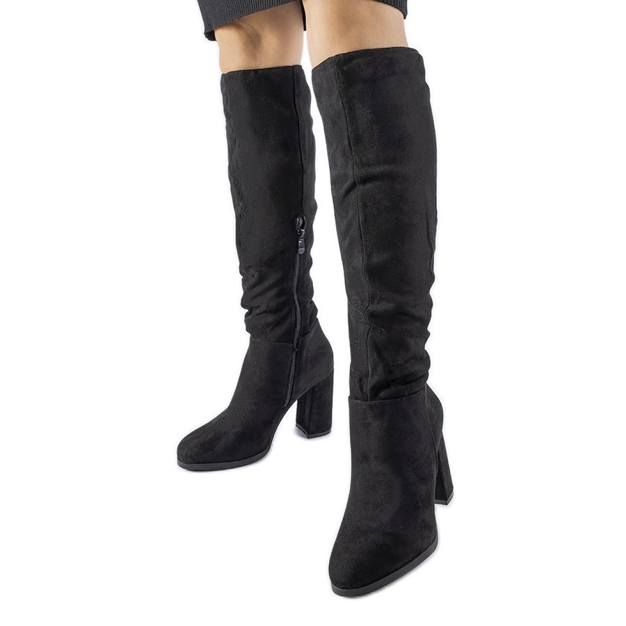 Bamboo knee 2025 high boots