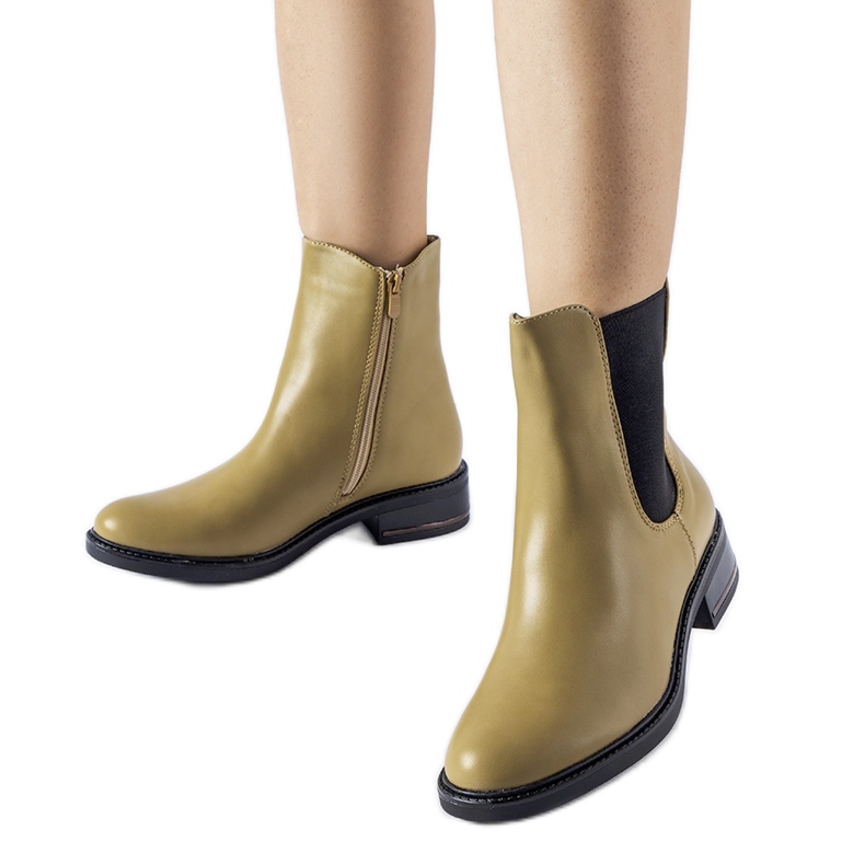 Olive insulated classic Bagnoro ankle boots green