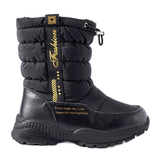 Black insulated Taziano high snow boots Black insulated Taziano high snow boots