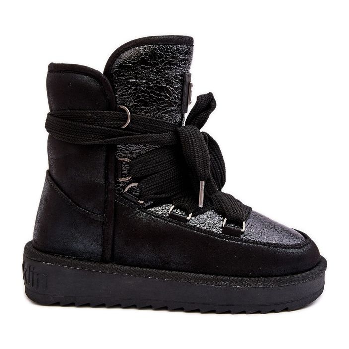 Women's Snow Boots With Bindings D.Franklin DFSH370006 Black