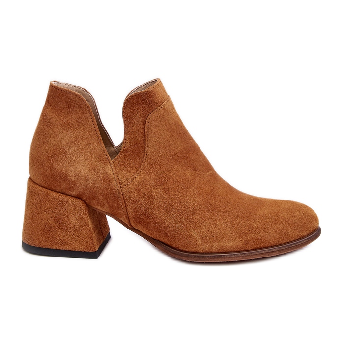 Tan cut out ankle best sale boots