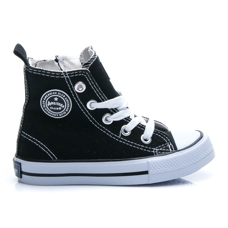 American Club High Sneakers For Boy black