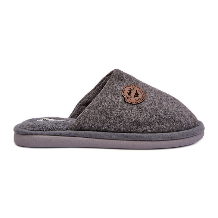 Men's Classic Gray Makis Slippers grey