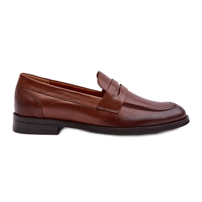 Men's Leather Loafers Zazoo 1570/1 Brown Men's Leather Loafers Zazoo 1570/1 Brown