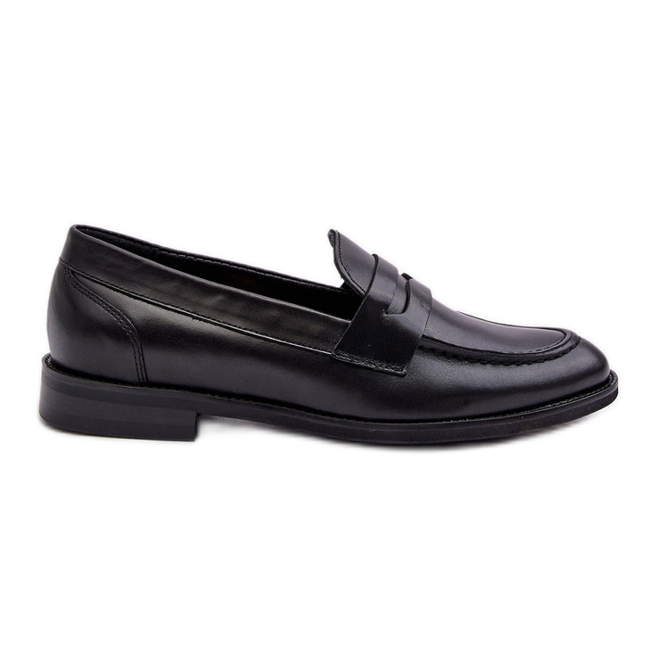 Men's Leather Loafers Zazoo 1570/1 Black