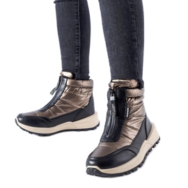 Ritter brown insulated snow boots with zipper Ritter brown insulated snow boots with zipper