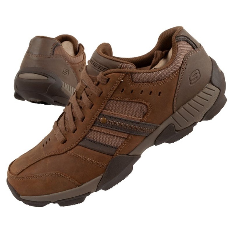 Skechers Hesby M 204915/DSCH shoes brown Skechers Hesby M 204915/DSCH shoes brown