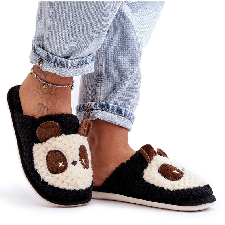 Warm Women's Slippers Black Priseth