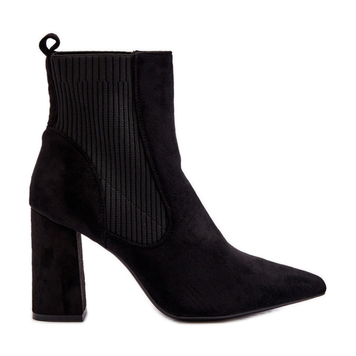 Women's High Heel Ankle Boots Black Tapara