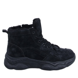 Elius Black insulated winter sneakers Elius Black insulated winter sneakers
