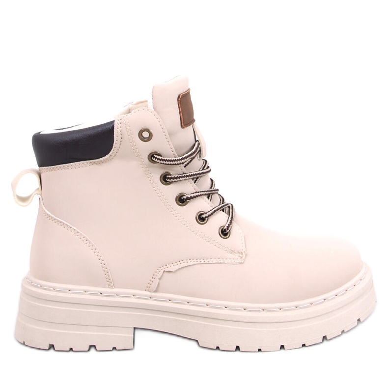 Kellers Beige women's timber boots