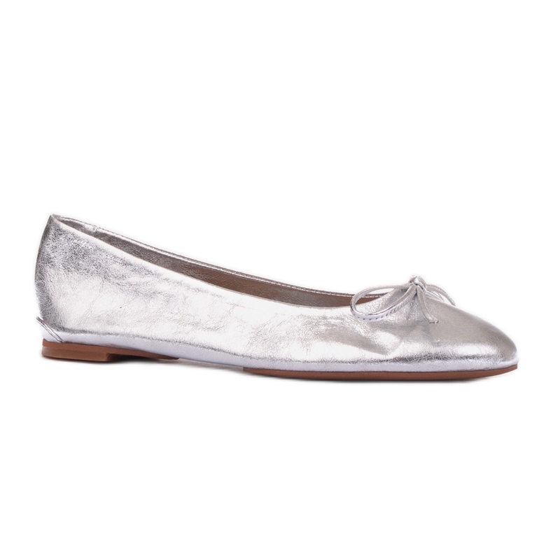 Marco Shoes Passo ballet shoes silver
