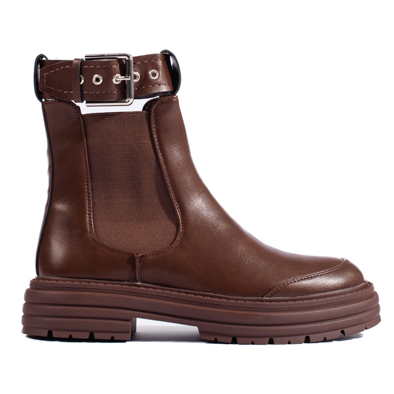 Shelovet brown women's Chelsea boots