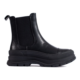Classic women's Shelovet Chelsea boots black Classic women's Shelovet Chelsea boots black