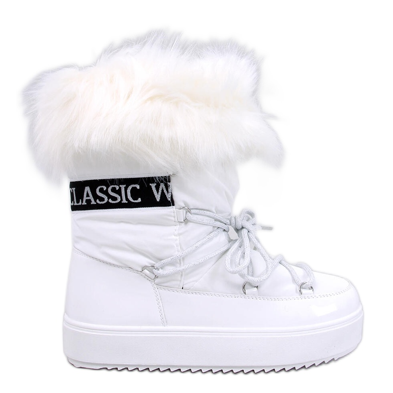 Kendals White fur snow boots Kendals White fur snow boots