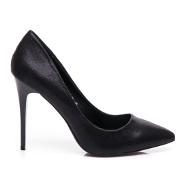 Small Swan Black female high heels