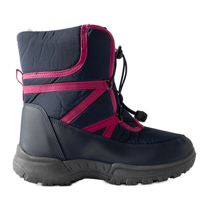 Navy blue Lee Cooper LCJ-22-44-1364K snow boots pink Navy blue Lee Cooper LCJ-22-44-1364K snow boots pink