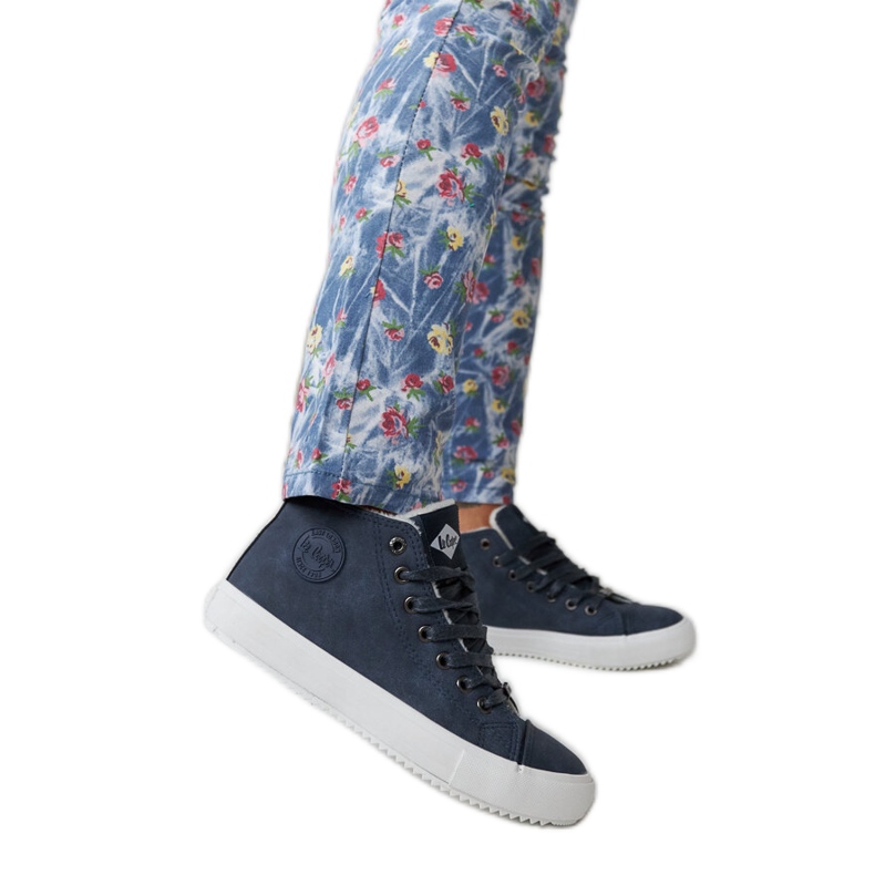 Navy blue sneakers Lee Cooper LCJL-20-31-12 Navy blue sneakers Lee Cooper LCJL-20-31-12