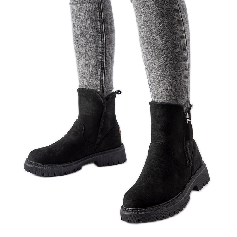 Black insulated classic Tesoriero ankle boots Black insulated classic Tesoriero ankle boots