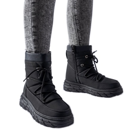 Black matt Jamison insulated snow boots Black matt Jamison insulated snow boots