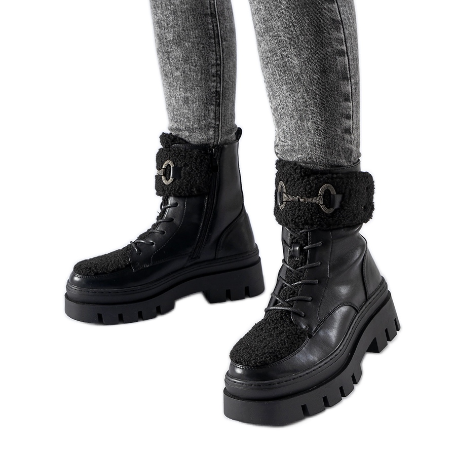 Highland leather 2025 ankle boots