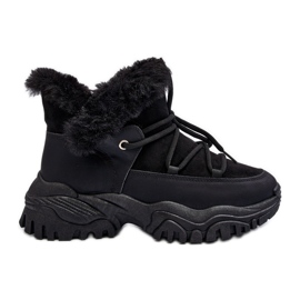 Women's Trapper Boots With Fur Black Cresandi Women's Trapper Boots With Fur Black Cresandi