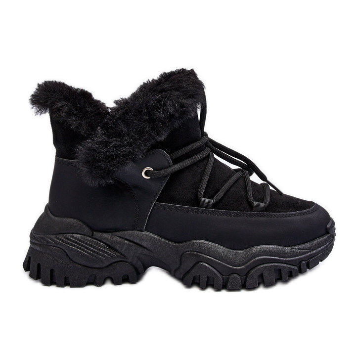 Women's Trapper Boots With Fur Black Cresandi Women's Trapper Boots With Fur Black Cresandi