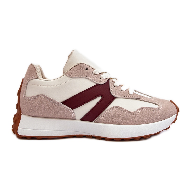 Burgundy store sport shoes