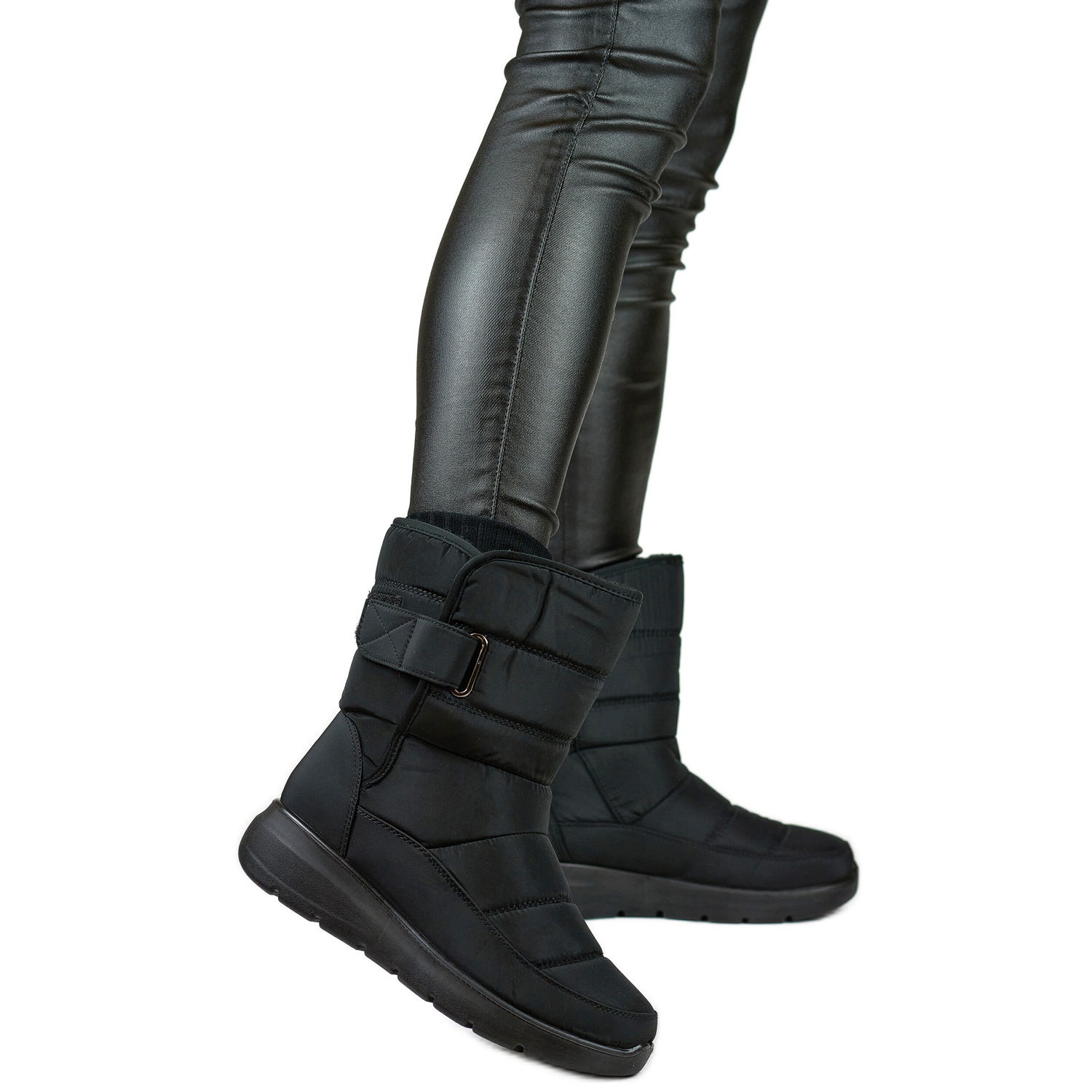 Comfortable snow boots winter boots quilted ankle boots