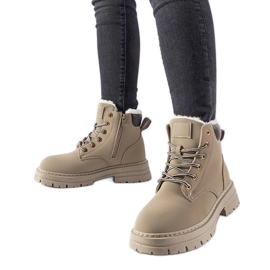 Beige insulated workers' boots from Stevens