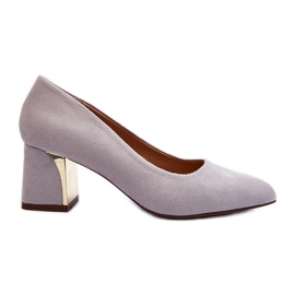 Gray Stelloria High Heel Pumps grey