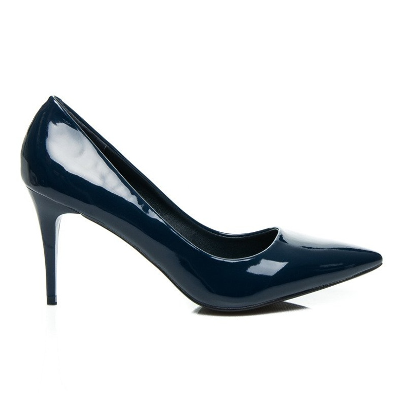Comer Stylish lacquered heels blue