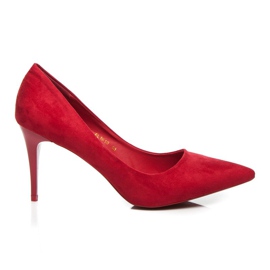 Comer Suede high heels red