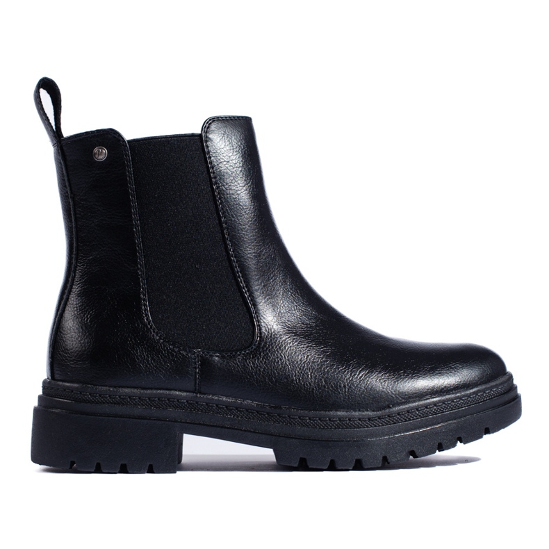 W. Potocki Potocki black Chelsea boots for women