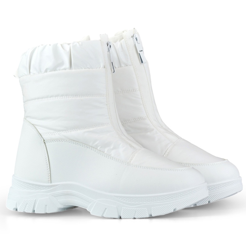 Comfortable, insulated women's white snow boots Comfortable, insulated women's white snow boots