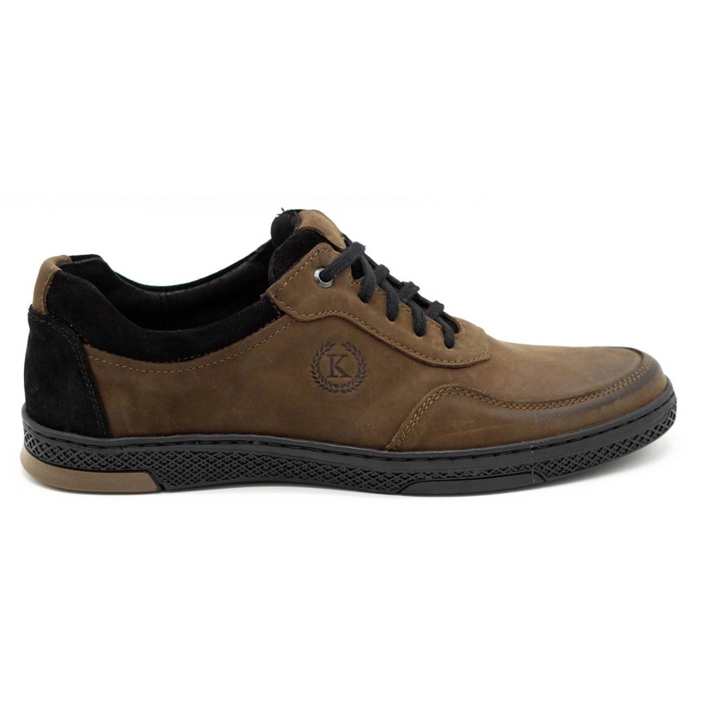 KOMODO Men's casual leather shoes 918K brown